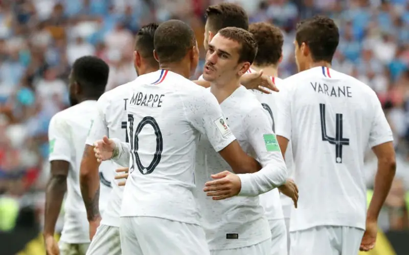 mbappe griezmann frankrijk