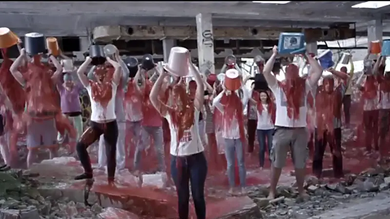 blood bucket challenge ukraine