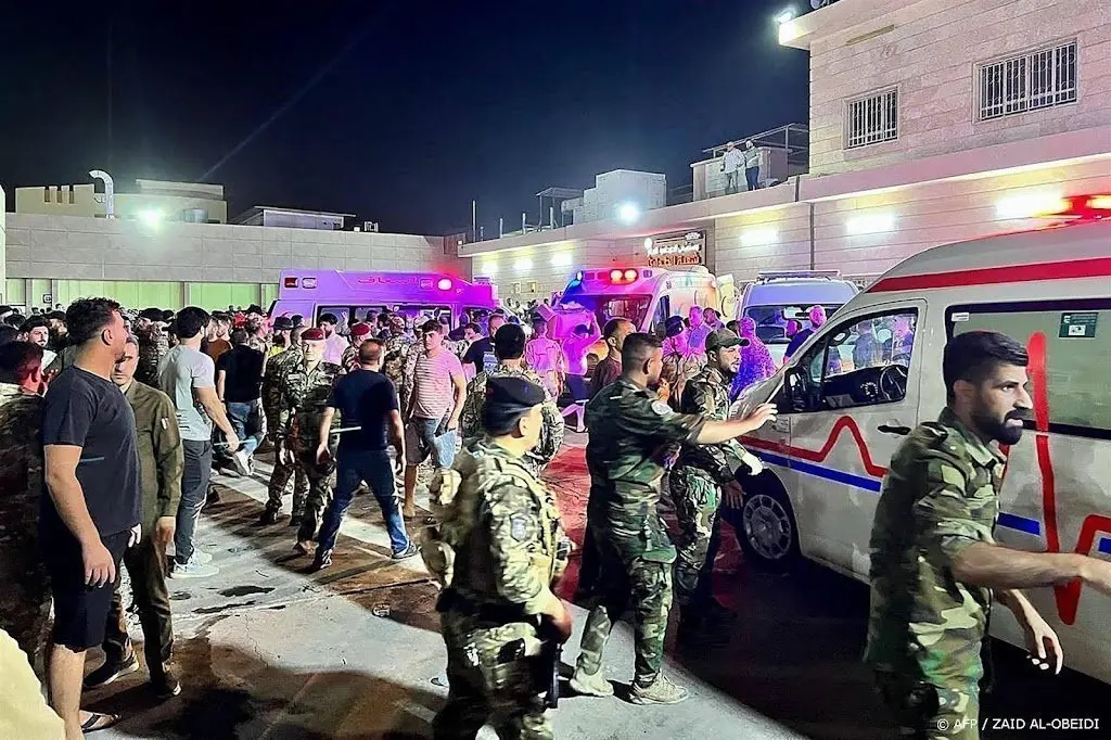 meer dan honderd doden door brand tijdens bruiloft in irak1695798528