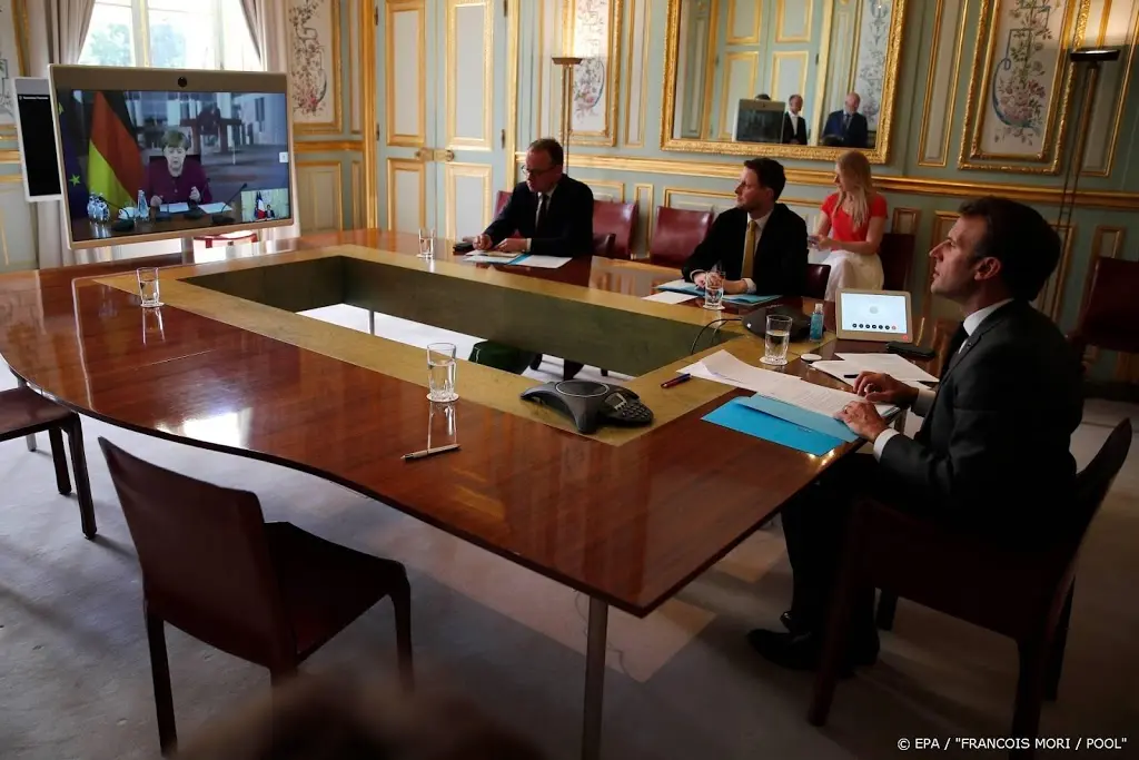 merkel en macron akkoord over steunplan van 500 miljard euro1589814734