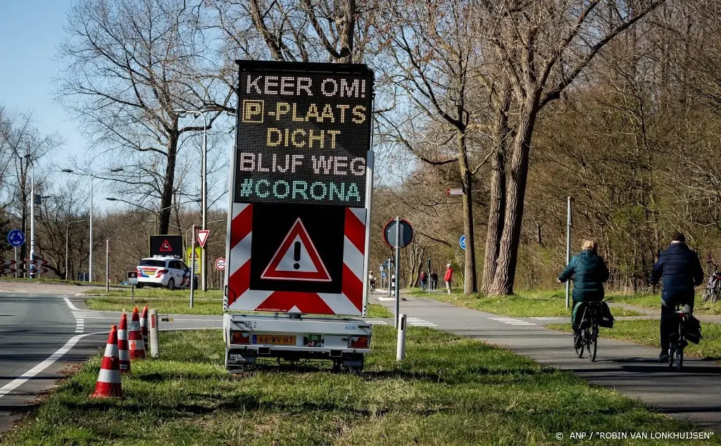 wegen naar kustplaatsen afgesloten vanwege drukte1584886092
