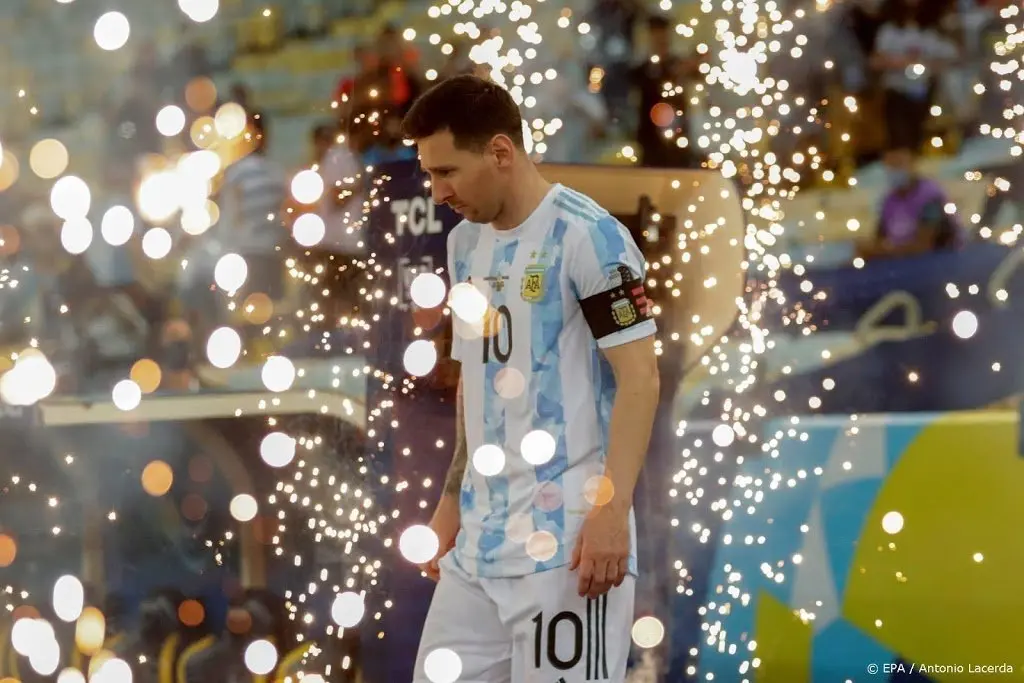 zichtbaar ontroerde messi god heeft dit succes voor mij bewaard1625998093