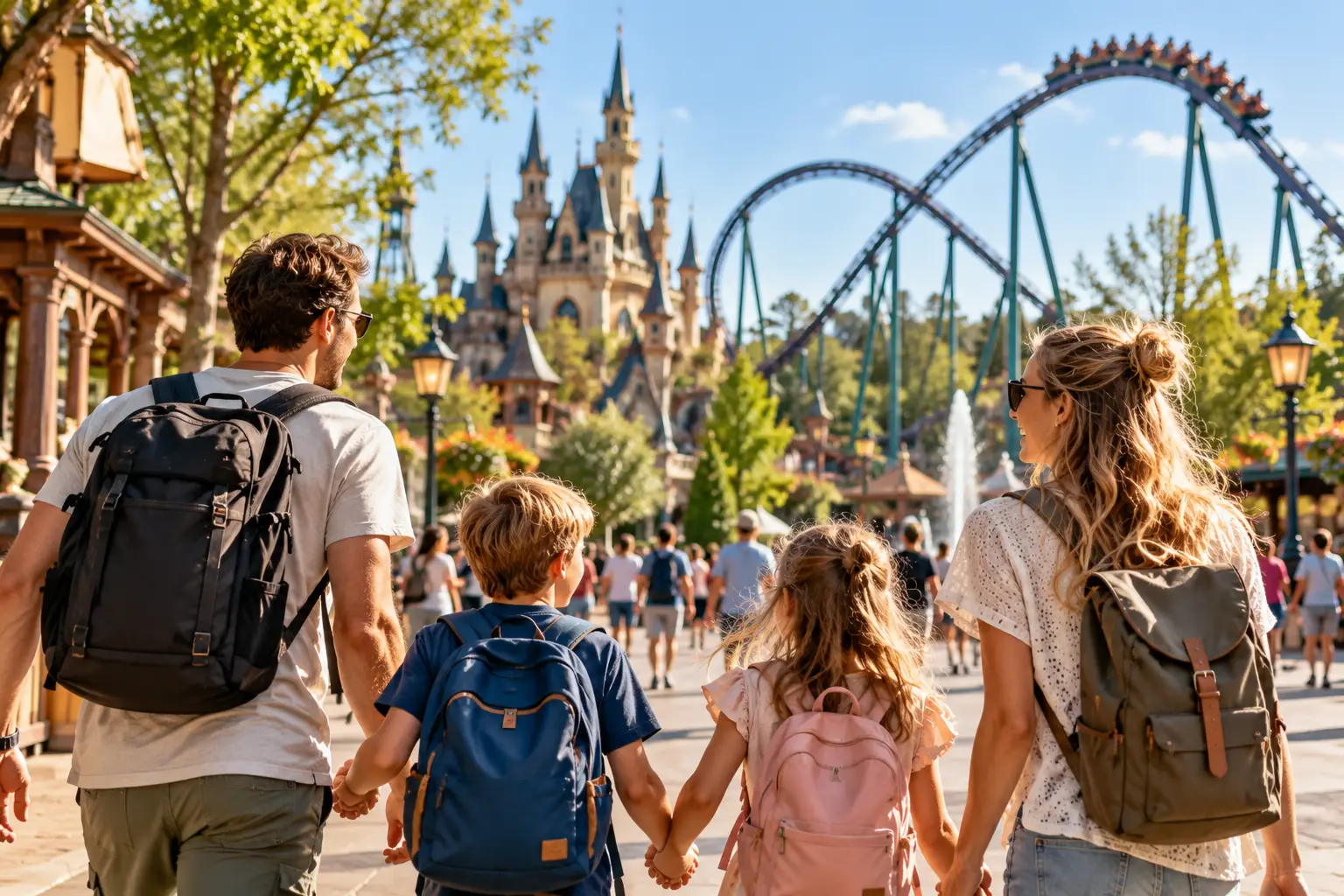 Family Adventure at the Theme Park