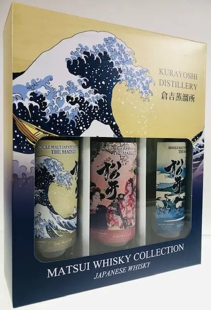 the matsui tripack collection single malt whisky 3 x 20 cl flessen drankenwereld