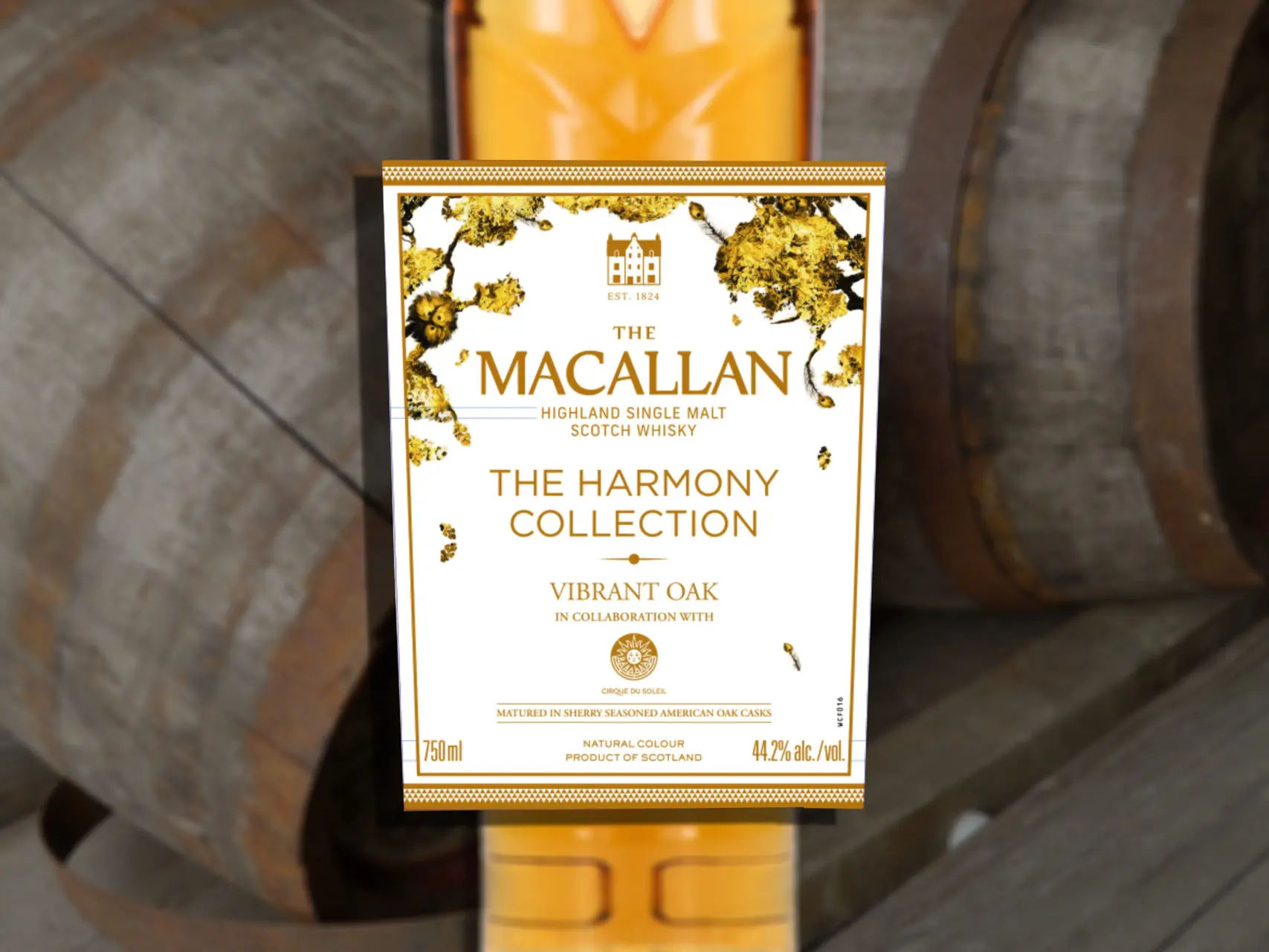 the macallan harmony collection vibrant oak single malt whisky