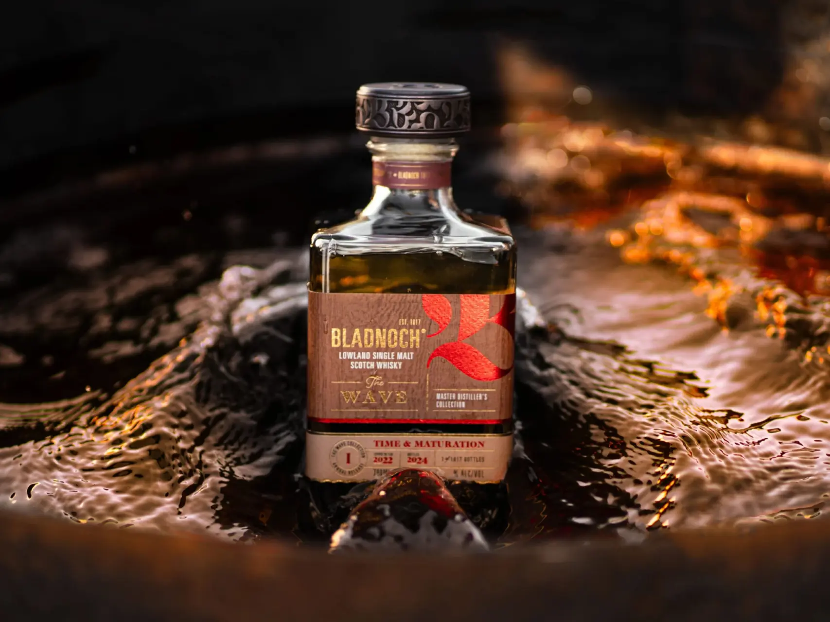 bladnoch the wave single malt whisky