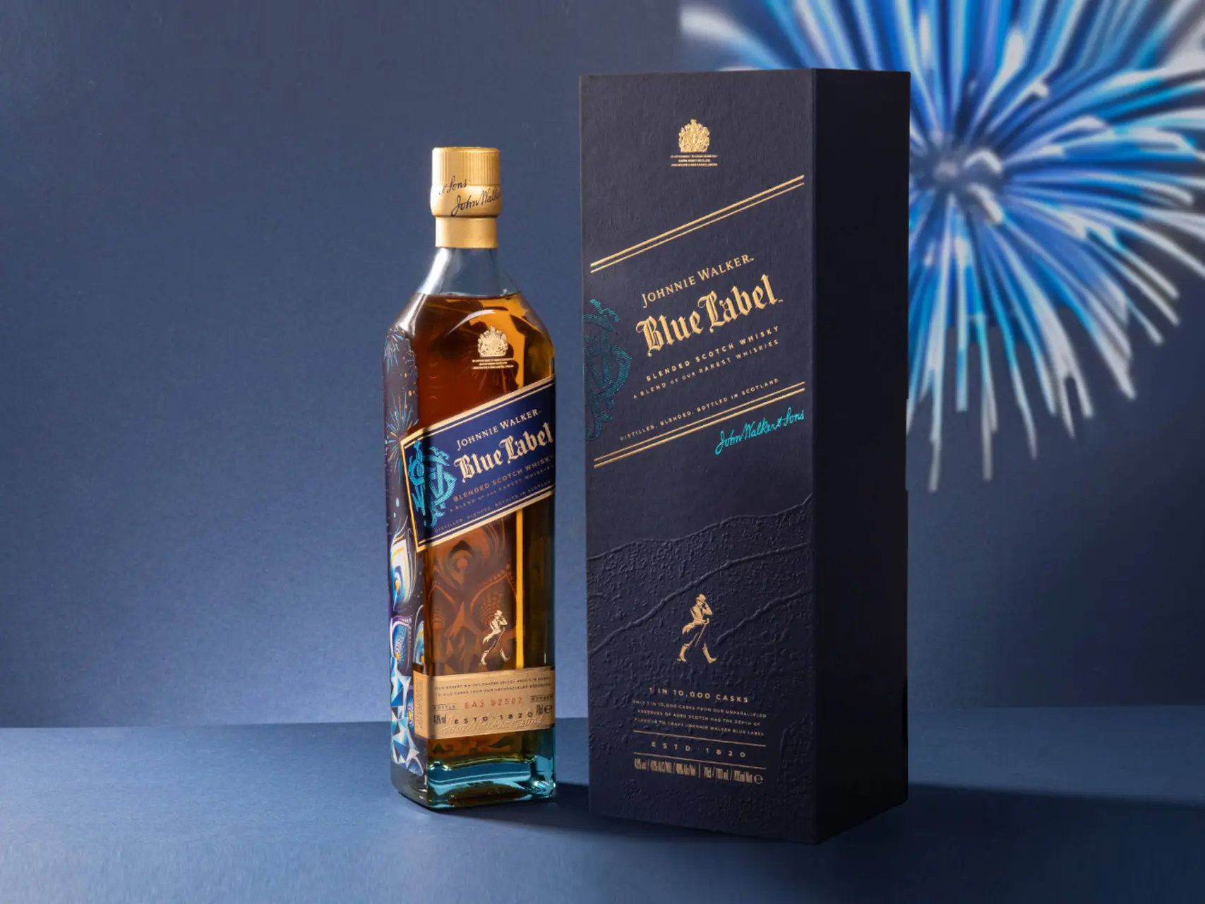 johnnie walker diwali edition bluie label whisky