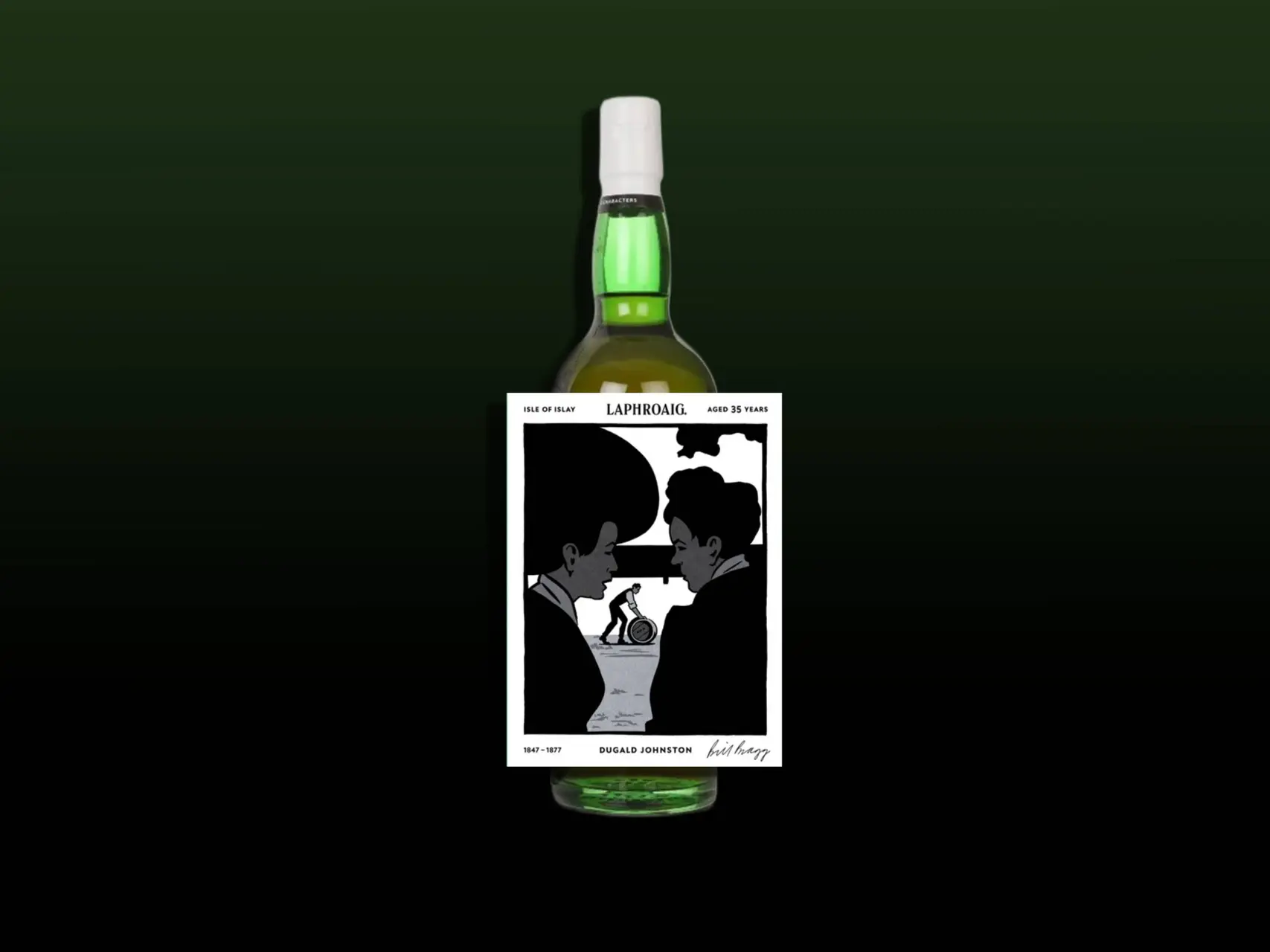 laphroaig 35yo strong characters whisky