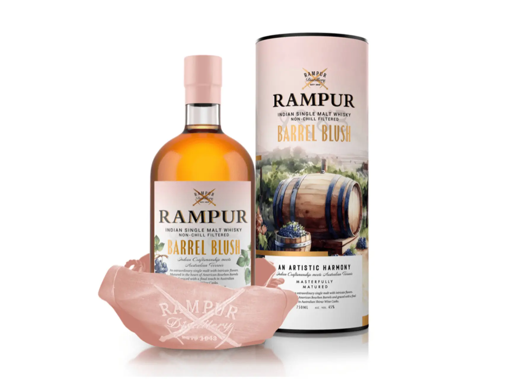 rampur barrel blush whisky
