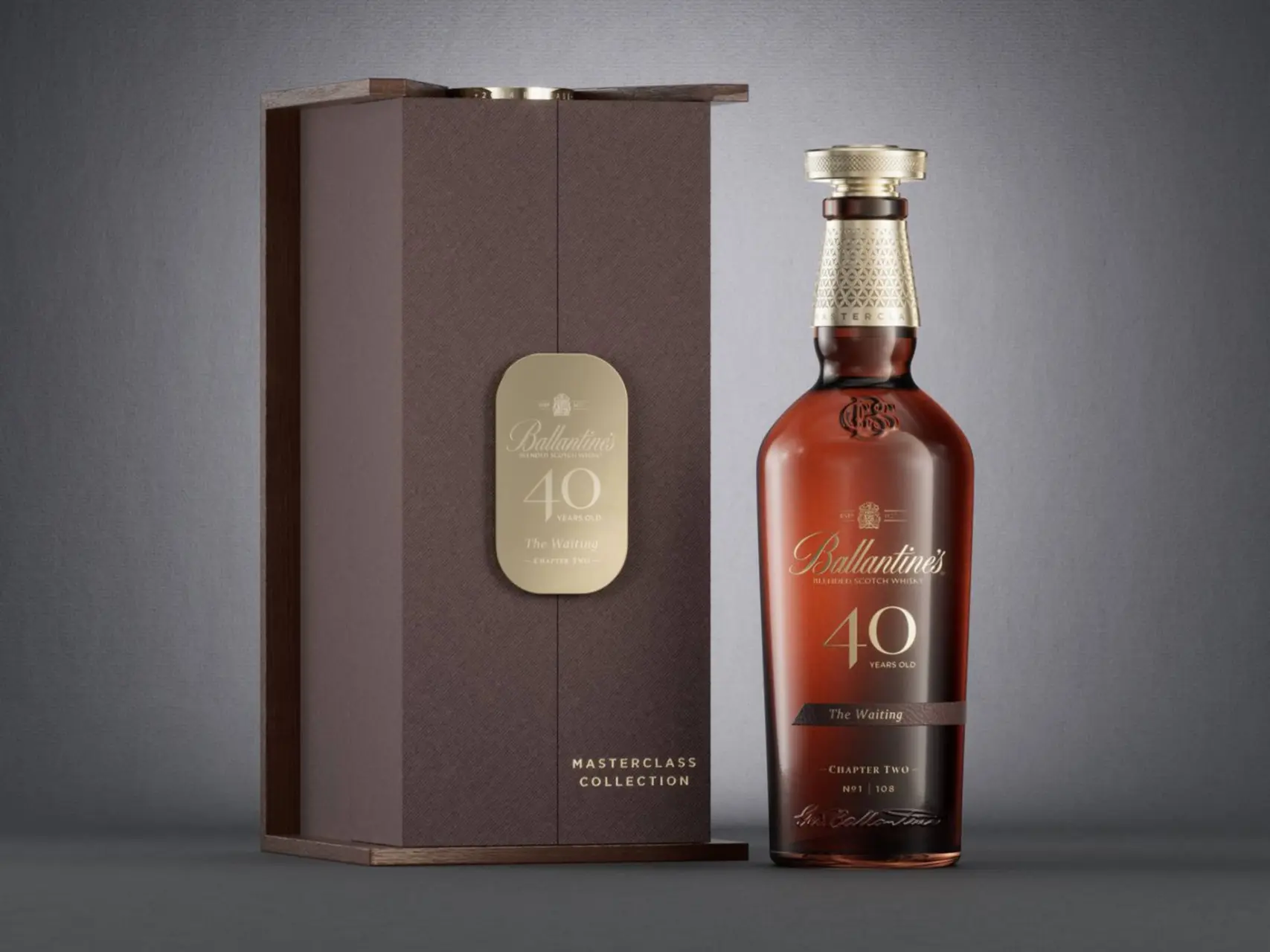 ballantines 40 year old the waiting whisky
