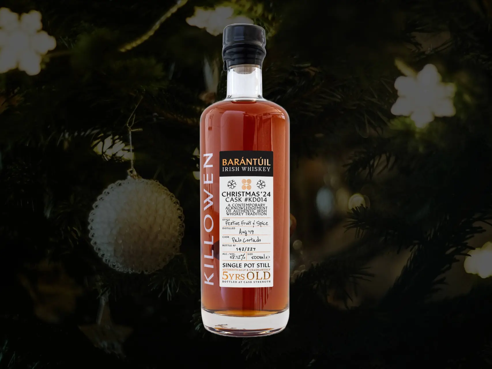 killowen barantuil irish whiskey 5 yo