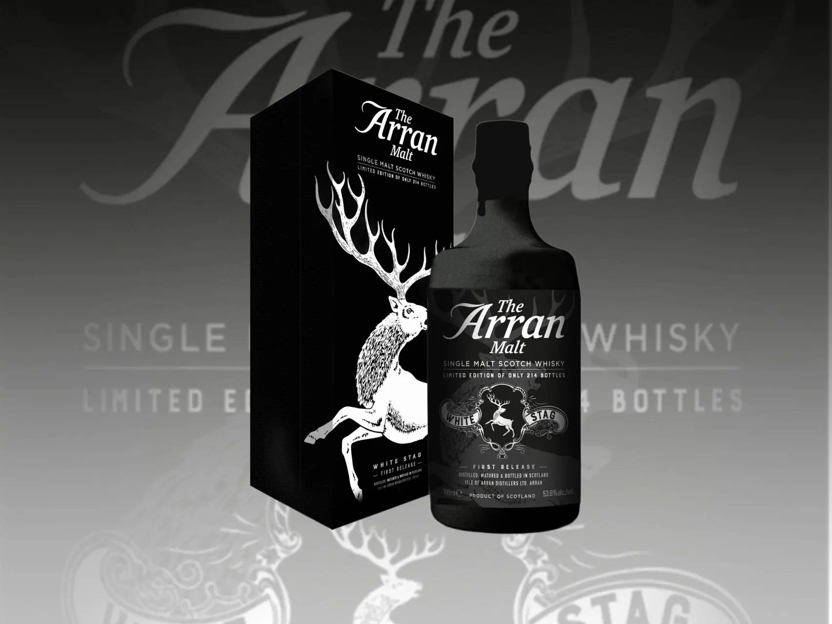 arran white stag first release whisky 1