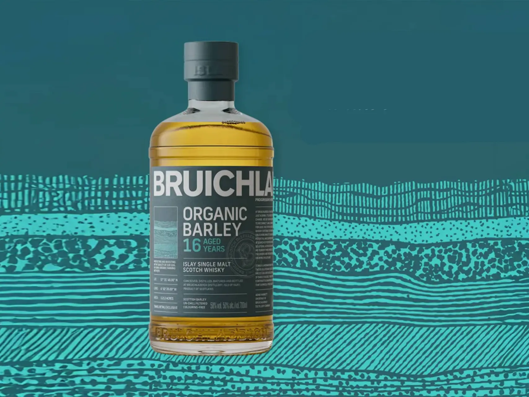 bruichladdich 16 year old organic barley whisky
