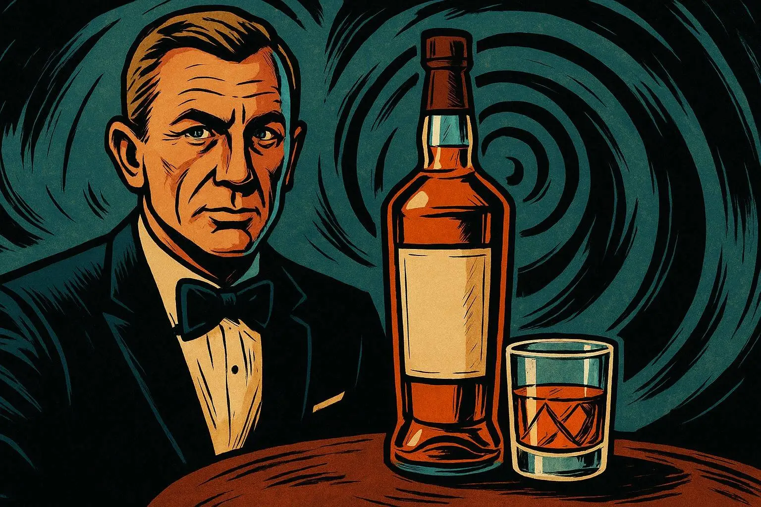 james bond en The Macallan whisky