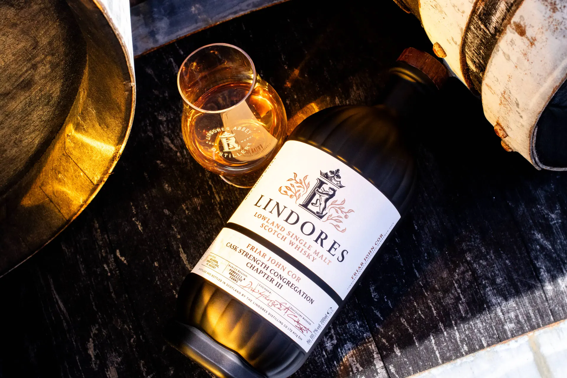 Lindores Distillery whisky Friar John Cor ‘The Cask Strength Congregation