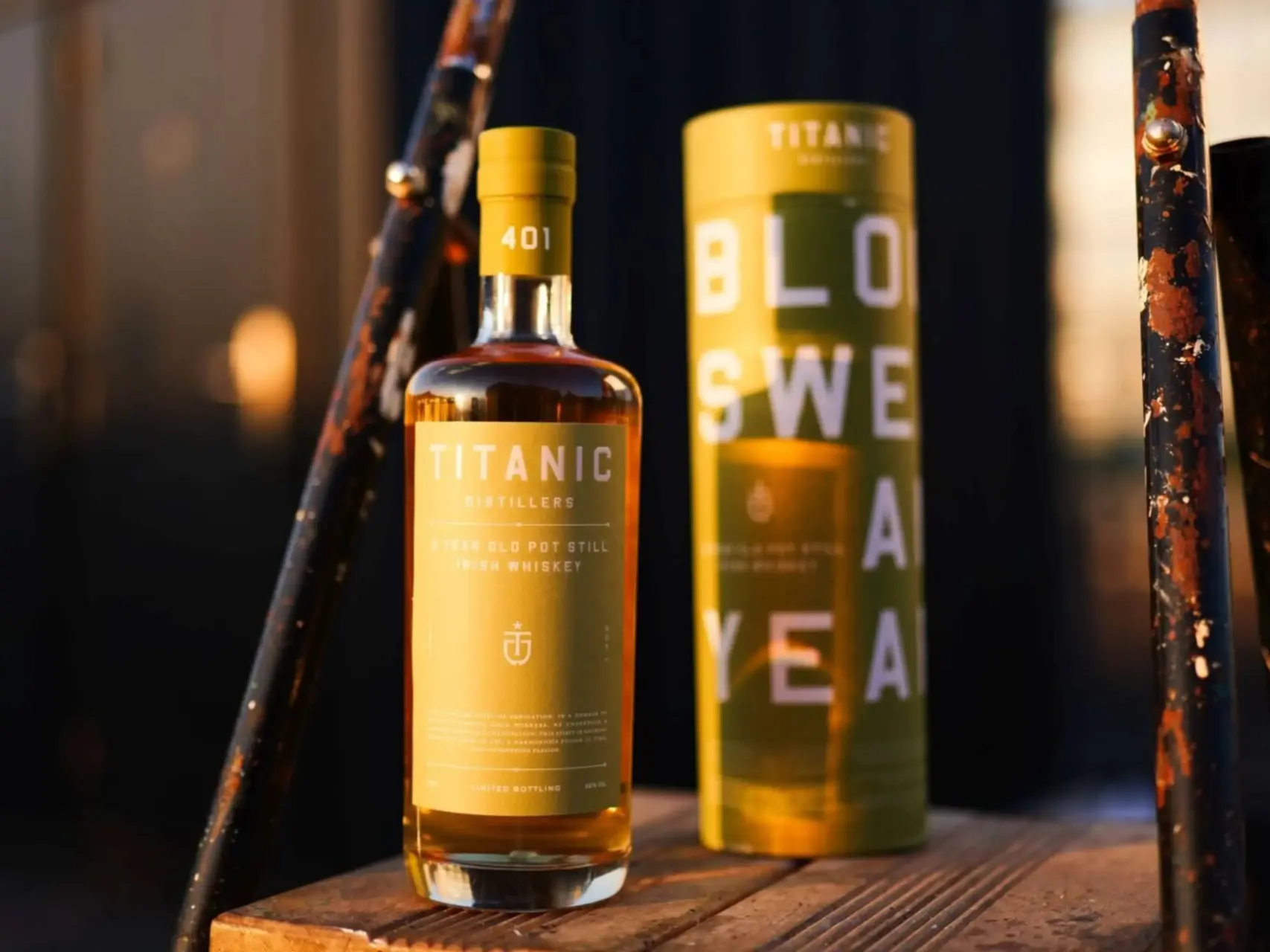 Titanic 5YO Pot Still Whiskey on whiskey cask