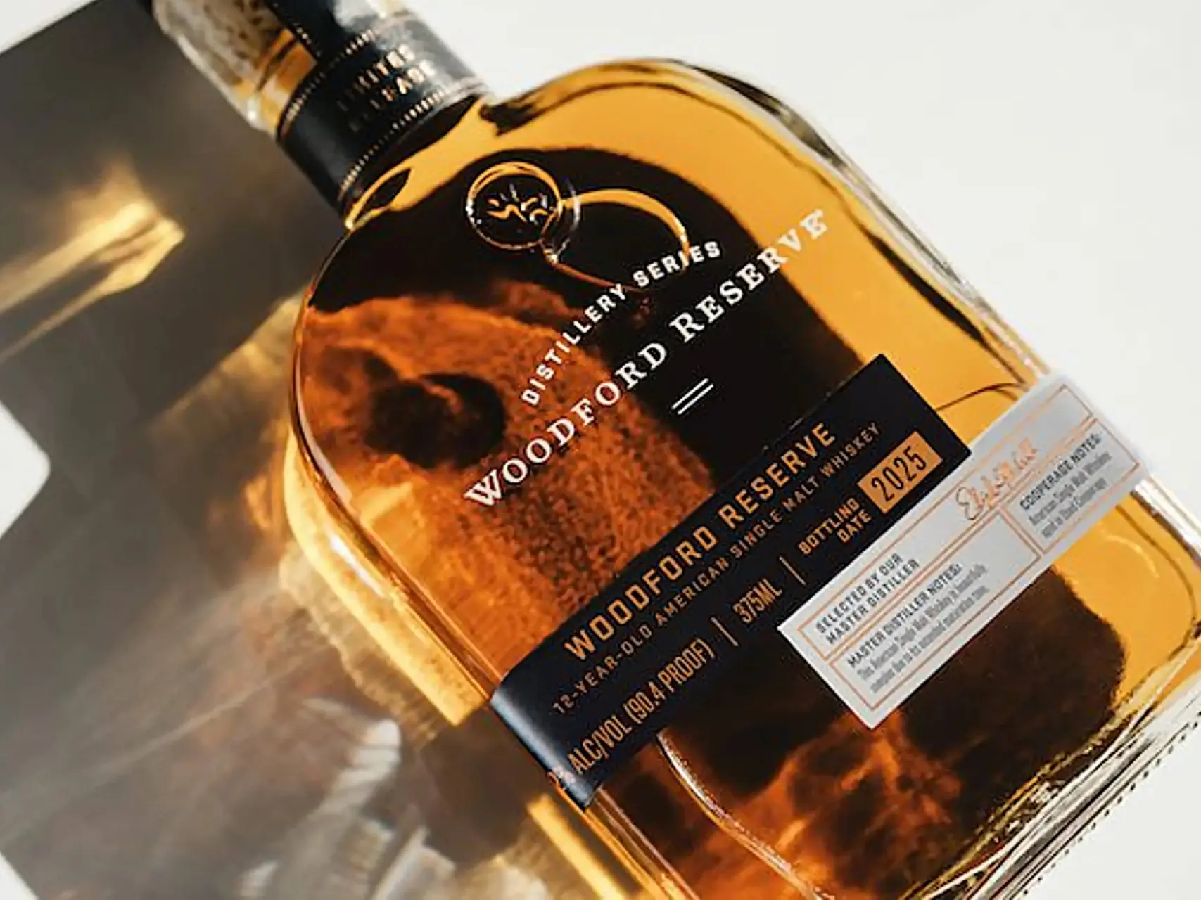 Woodford Reserve 12 Year Old American Single Malt Whiskey bottle