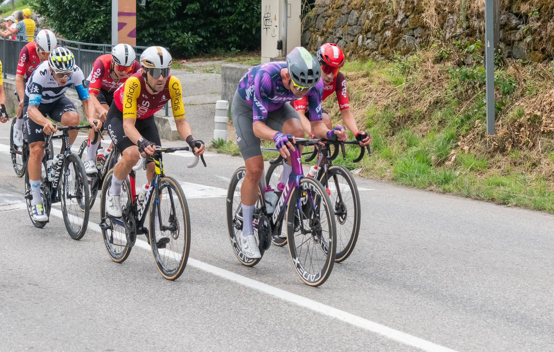 Actiebeeld Tour de France