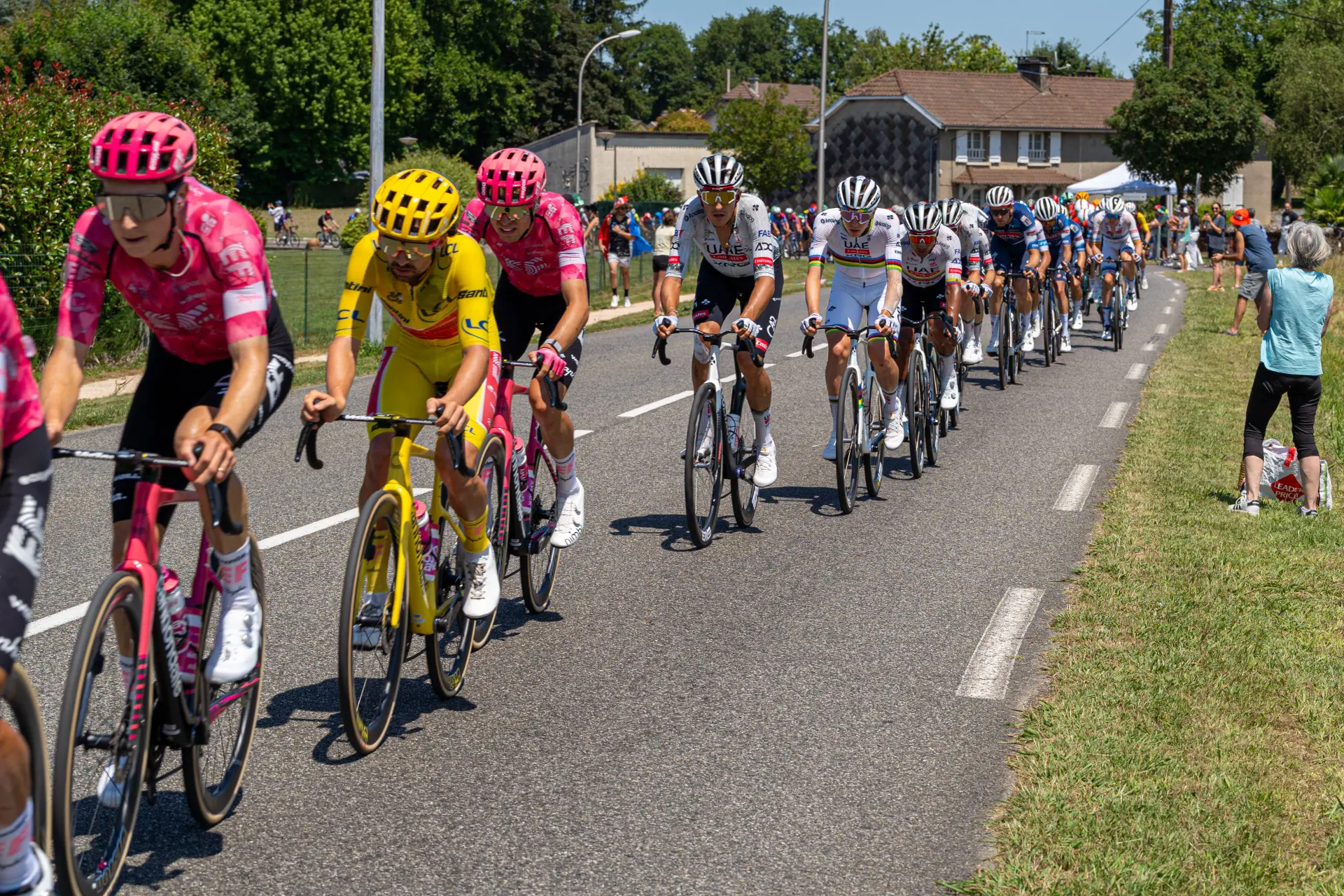 Actiebeeld Tour de France