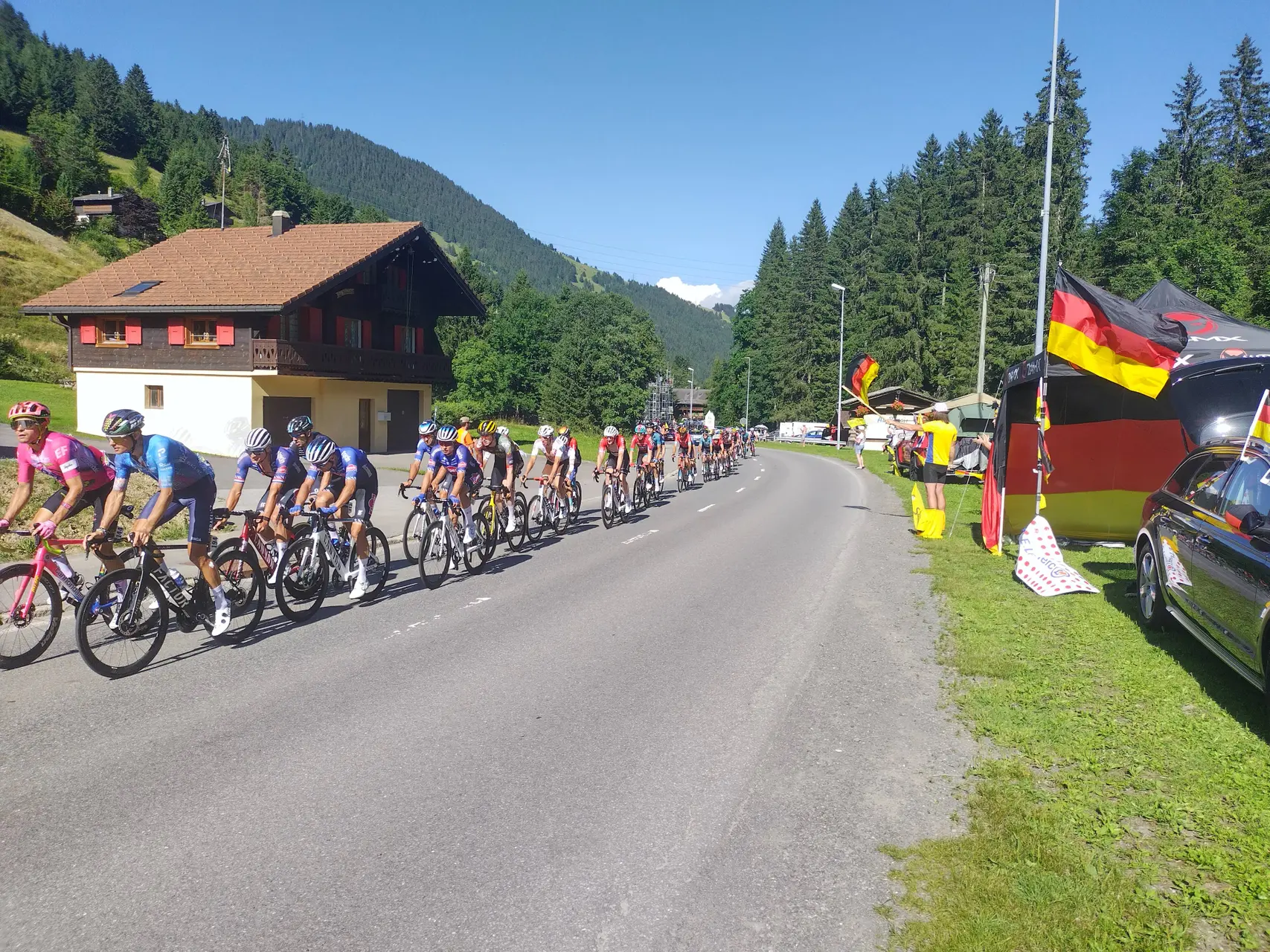 Actiebeeld Tour de France