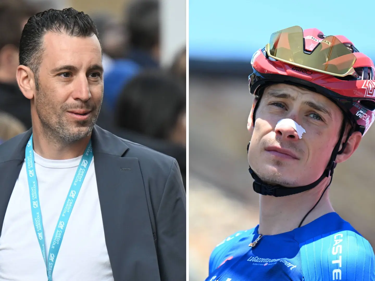 Vincenzo Nibali and Jonas Vingegaard