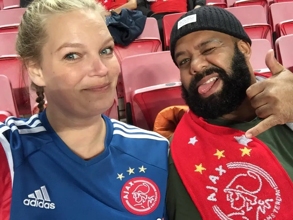ajax fans over de grens
