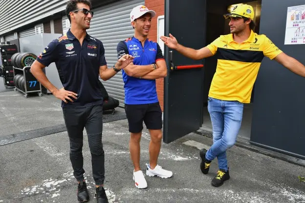 ricciardo sainz gasly