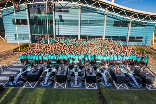 Mercedes fabriek kampioenschap 2018