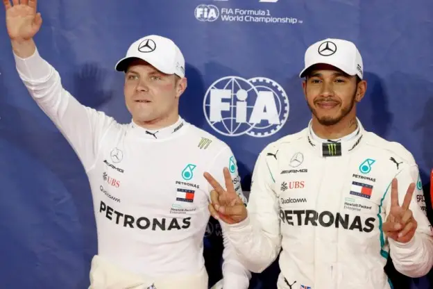 Valtteri Bottas Lewis Hamilton Mercedes GP Abu Dhabi 2018jpg