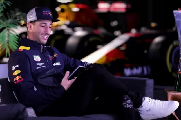 Ricciardo red bull on the sofa 2018jpg