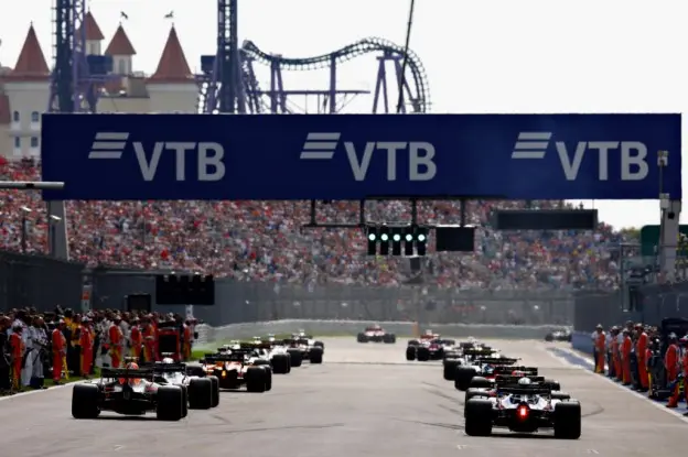 Formule 1 startgrid Rusland 2018jpg