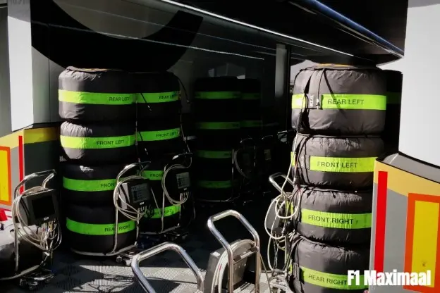 pirelli banden f1 auto achterbanden bandenwarmersjpg