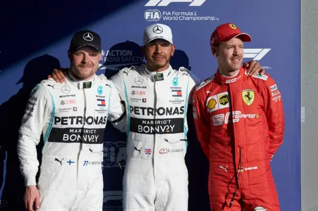 Bottas Hamilton Vettel Australie 2019jpg