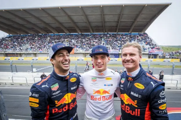 David Coulthard Max verstappen jumbo racedagen 2018 volwassenjpg