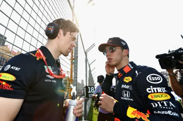 Pierre gasly gp australie koude bandenjpg
