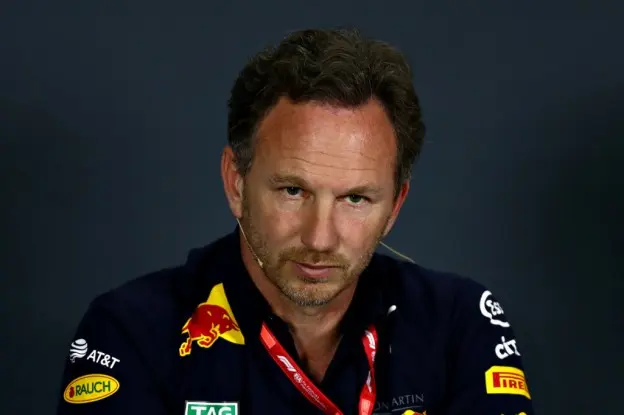 Christian Horner gp azerbeidzjan honda update agressieve modus 2019jpg