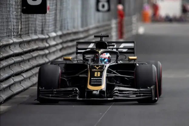 Romain Grosjean gp monaco 2019 haas donderdagjpg