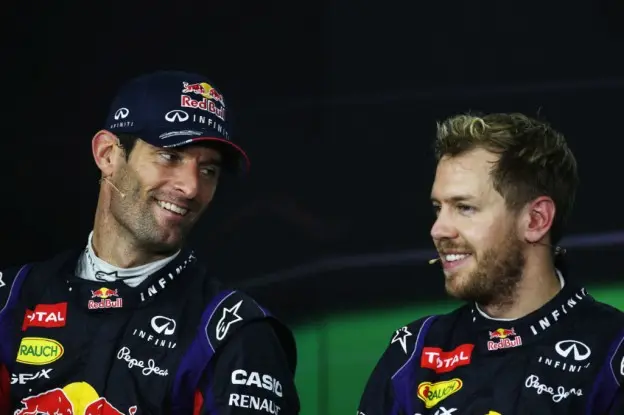 Mark Webber Sebastian Vettel Red Bull 2013jpg