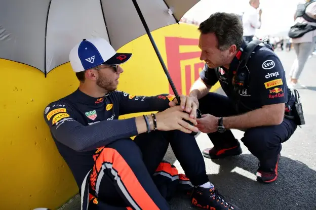 Pierre Gasly gp frankrijk 2019 red bull christian hornerjpg