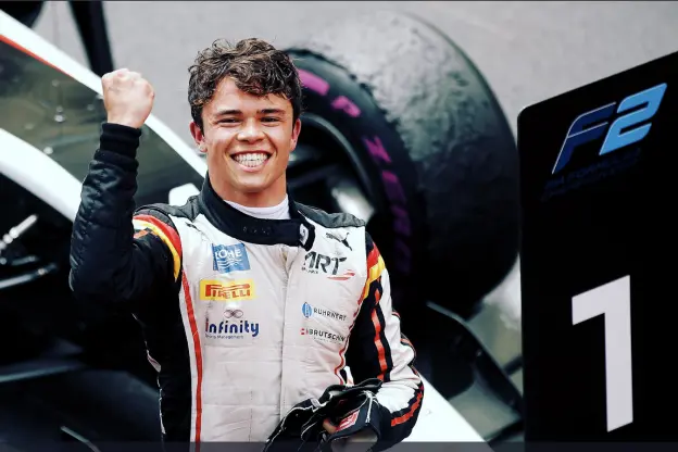 Nyck de Vries 2019 formule 2 artpng