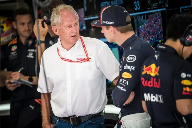 Helmut Marko Max Verstappen gp oostenrijk 2019 ayrton senna