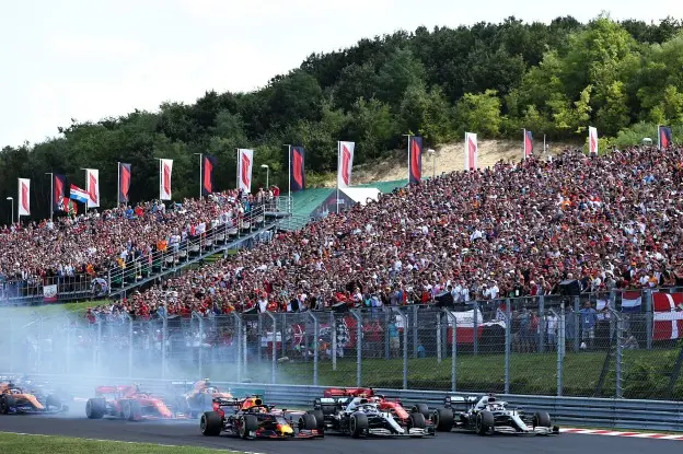 verstappen start hongarijejpg