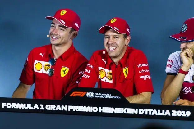 Vettel Leclerc Ferrarijpg