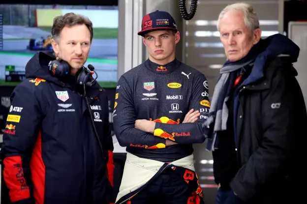 Helmut Marko Christian Horner Max Verstappen Redbulljpg