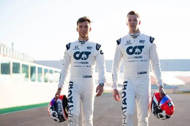 Pierre Gasly AlphaTauri Daniil Kvyatjpg