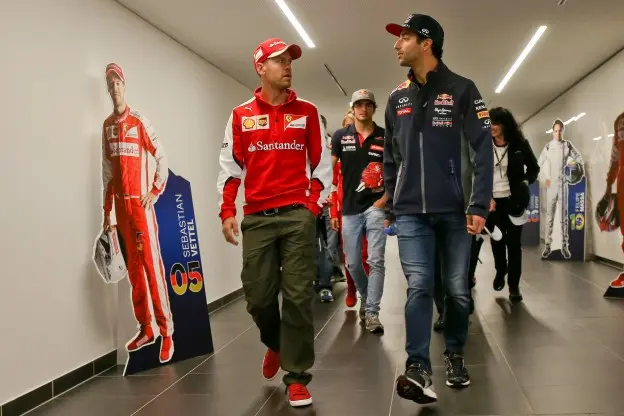 Daniel Ricciardo Sebastian Vetteljpg