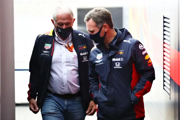 Horner Marko praten België 2020jpg