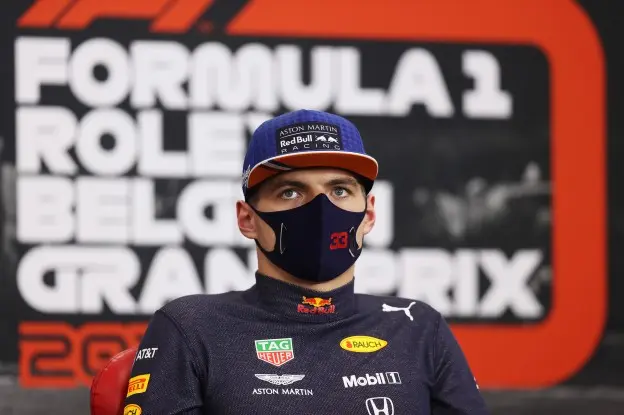 Verstappen persconferentie België 2020jpg