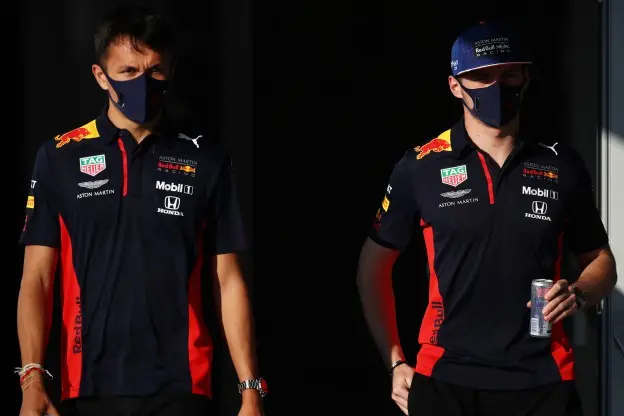 Alexander Albon Max Verstappen Sochijpg