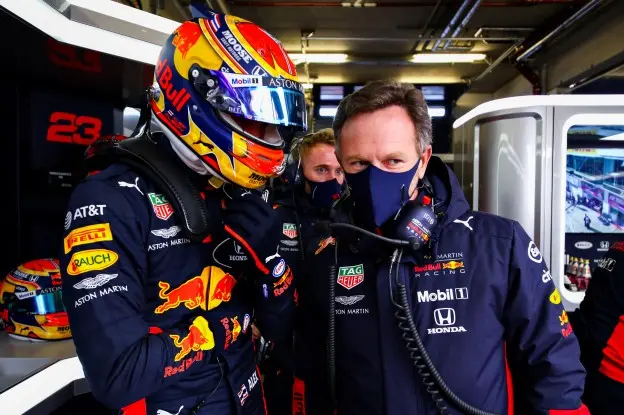 Horner Albon kwalificatie Duitsland 2020jpg